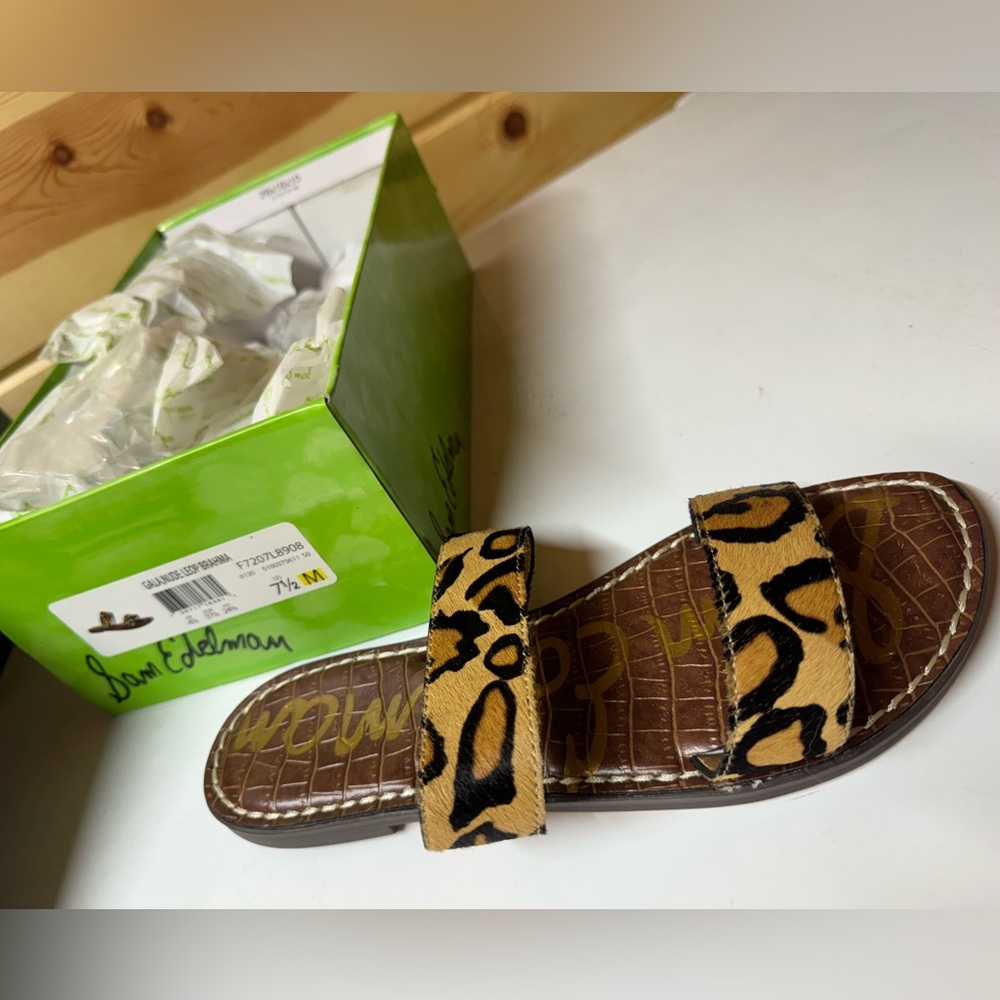 Brand new Sam Edelman cheetah sandals! Never worn